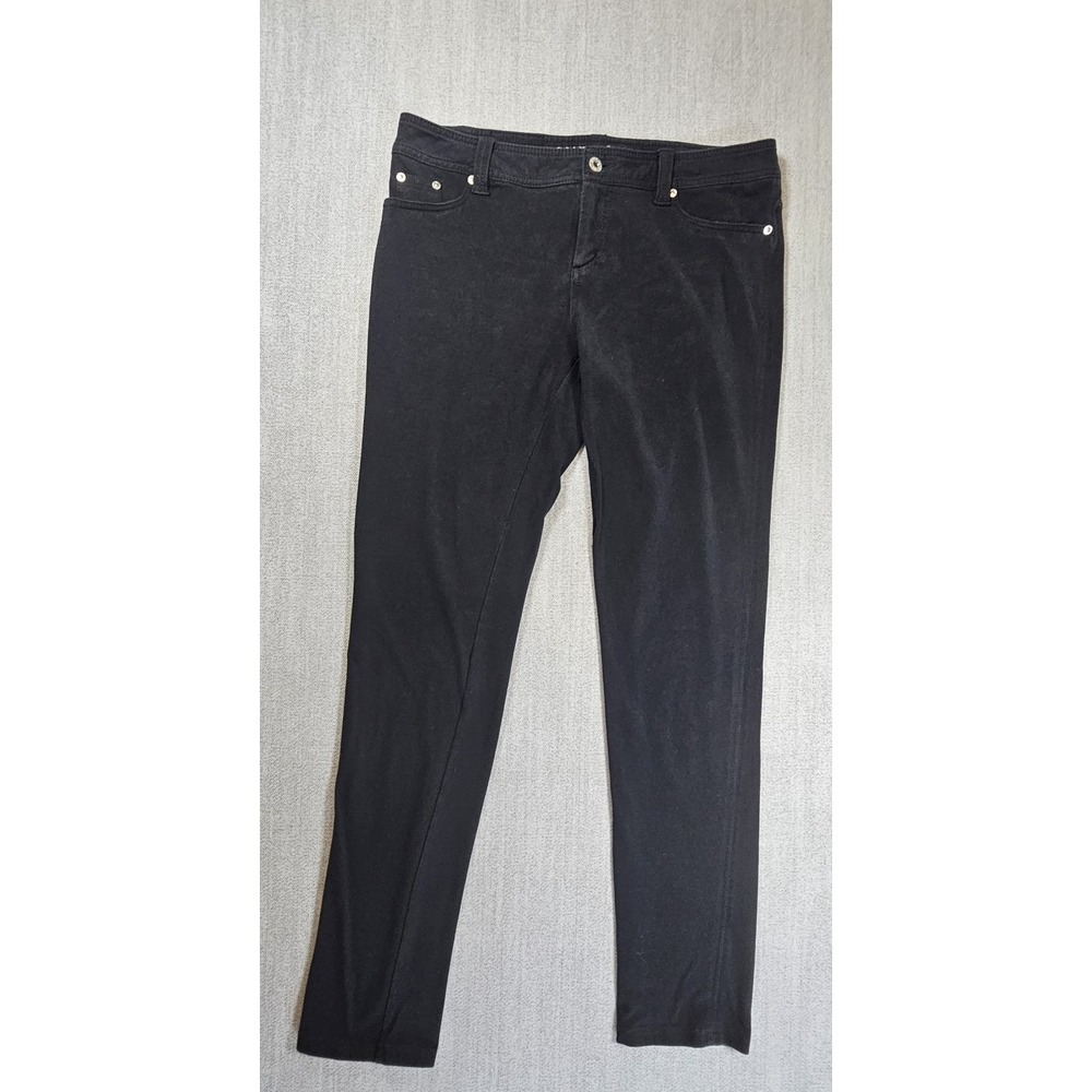 Guess Women's Formal Black Pants Slim Fit Mid Rise Size 32